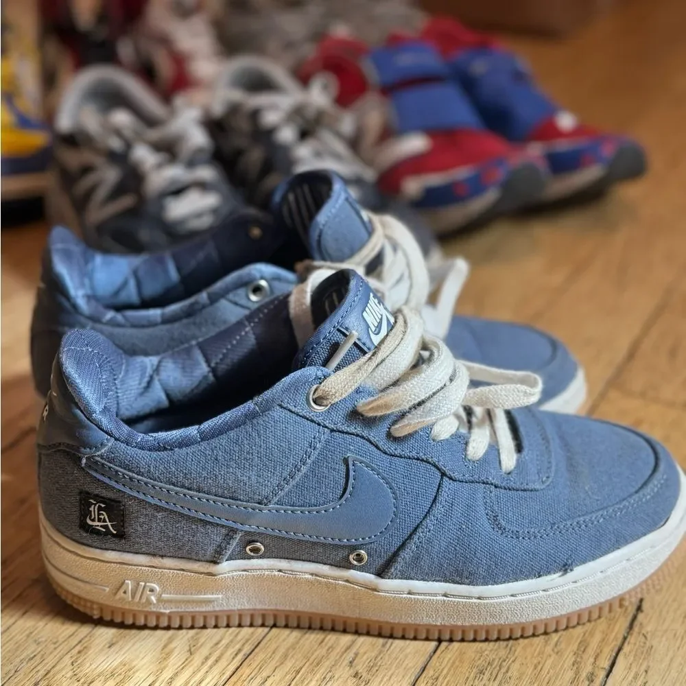 Nike Denim Blue Sneakers with White Accents